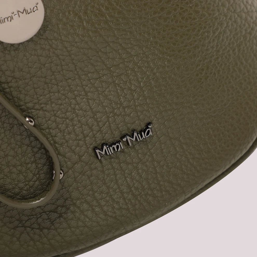 Mimi Muà Borsa Marsupio Donna con Tracolla Logata – Borsa Casual a Spalla e Tracolla