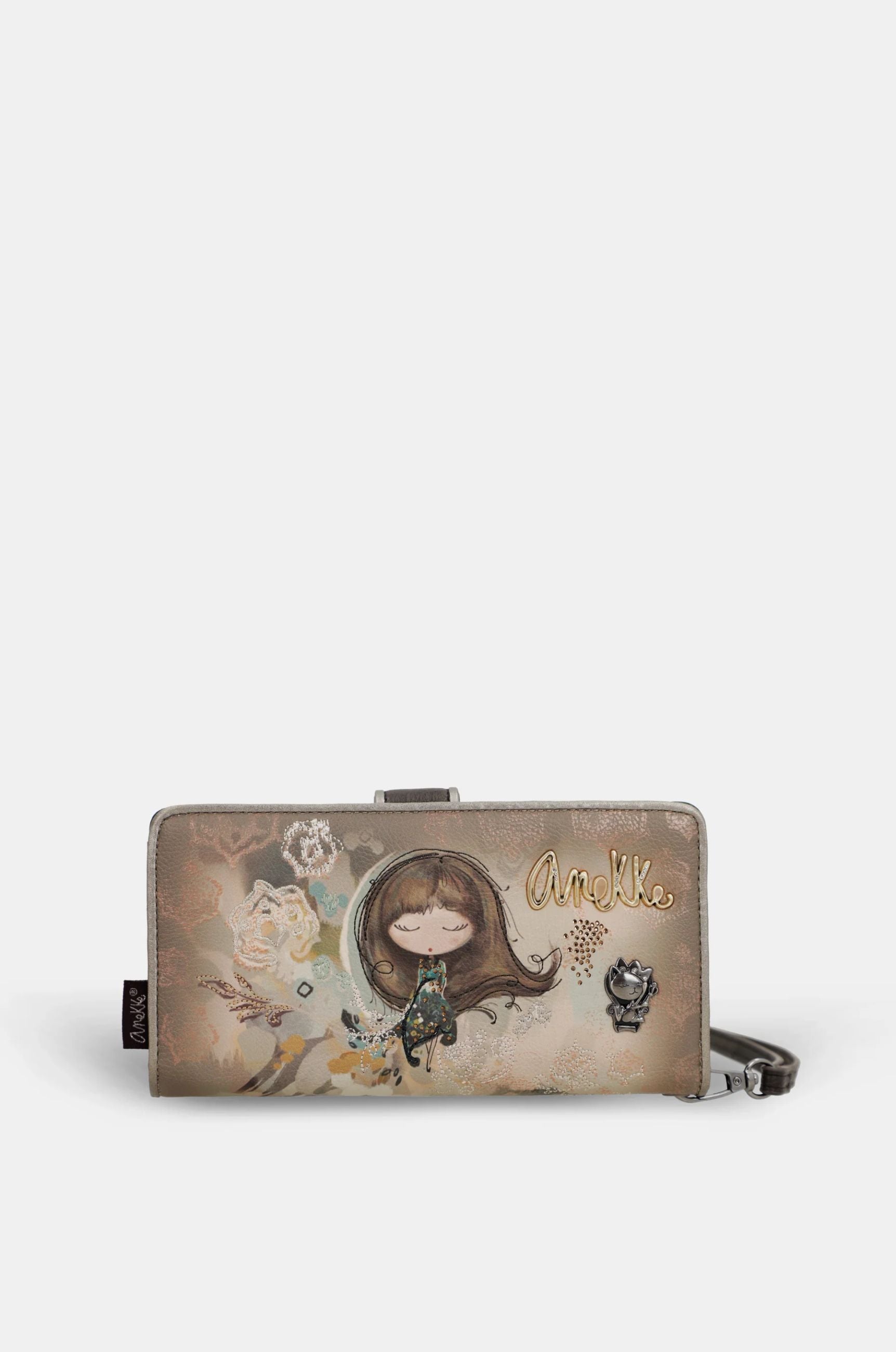 Portafoglio grande Anekke The World of Dreams Beige TU | Giò Fashion