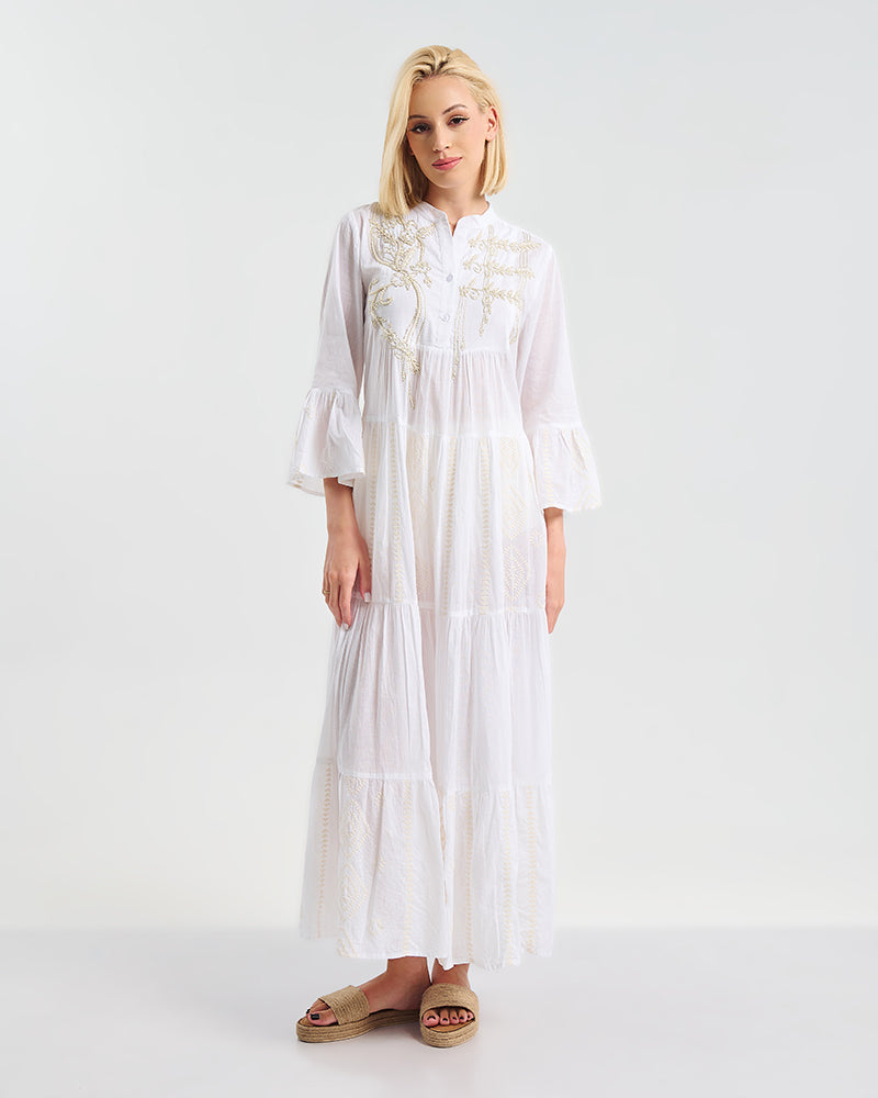 Ble Resort Collection Abito Lungo con Dettagli