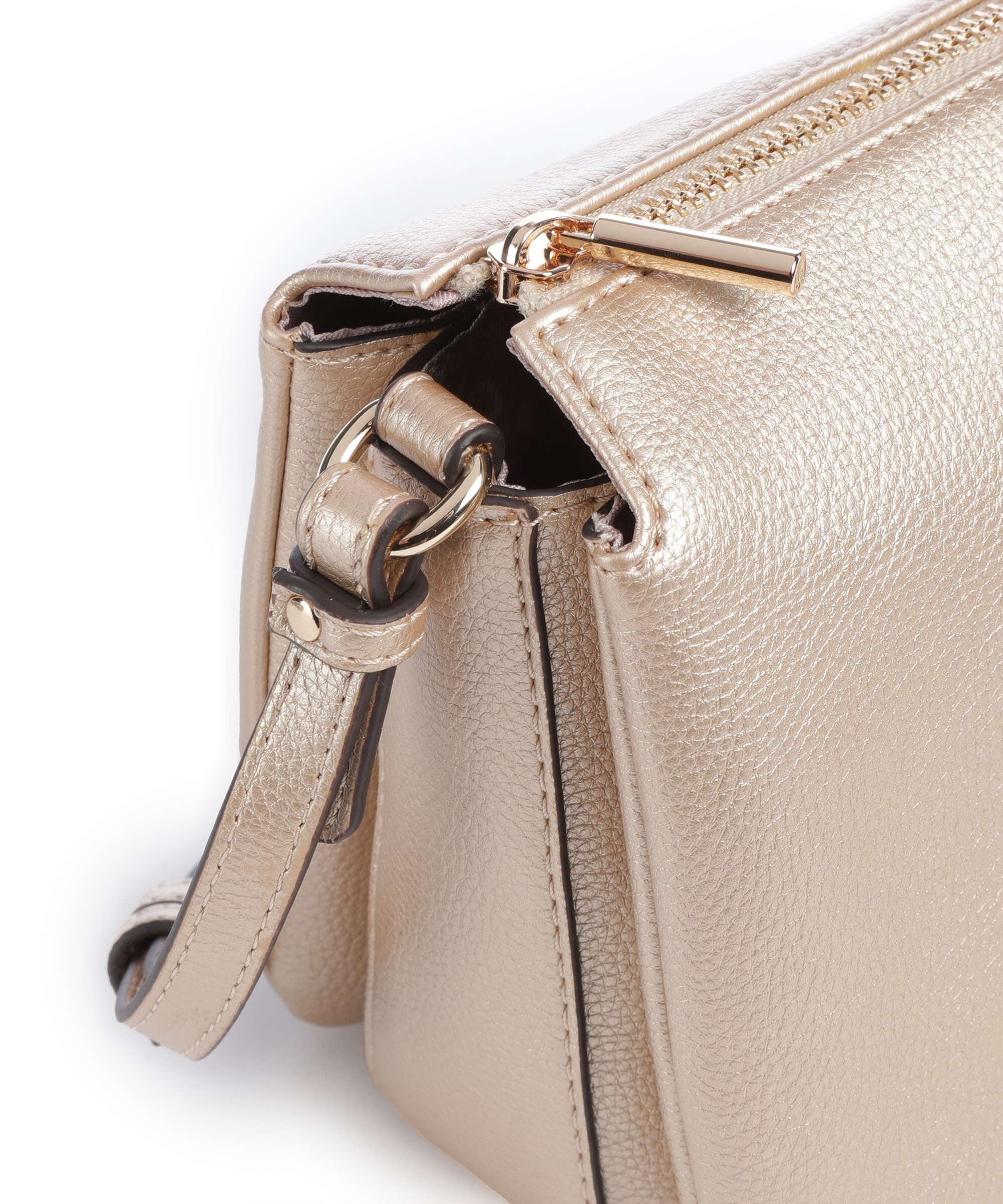 Borsa a tracolla Liu Jo compatta elegante da giorno e sera Oro TU | Giò Fashion