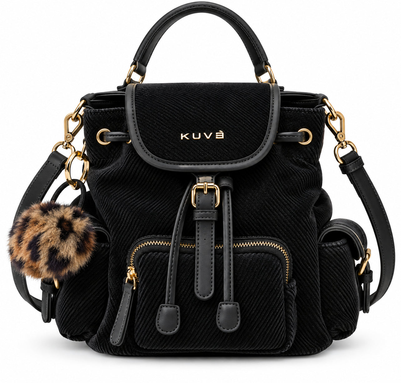 Borsa Zaino Kuvé con Charm Animalier
