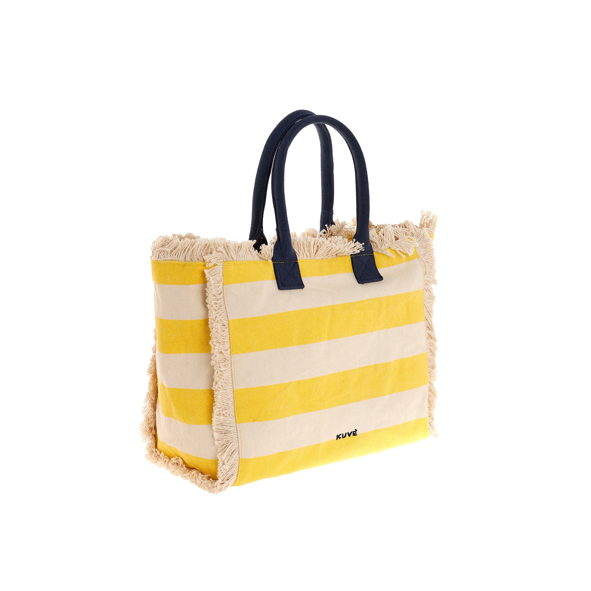 Borsa mare Kuve' Horizon Stripe in ecopelle