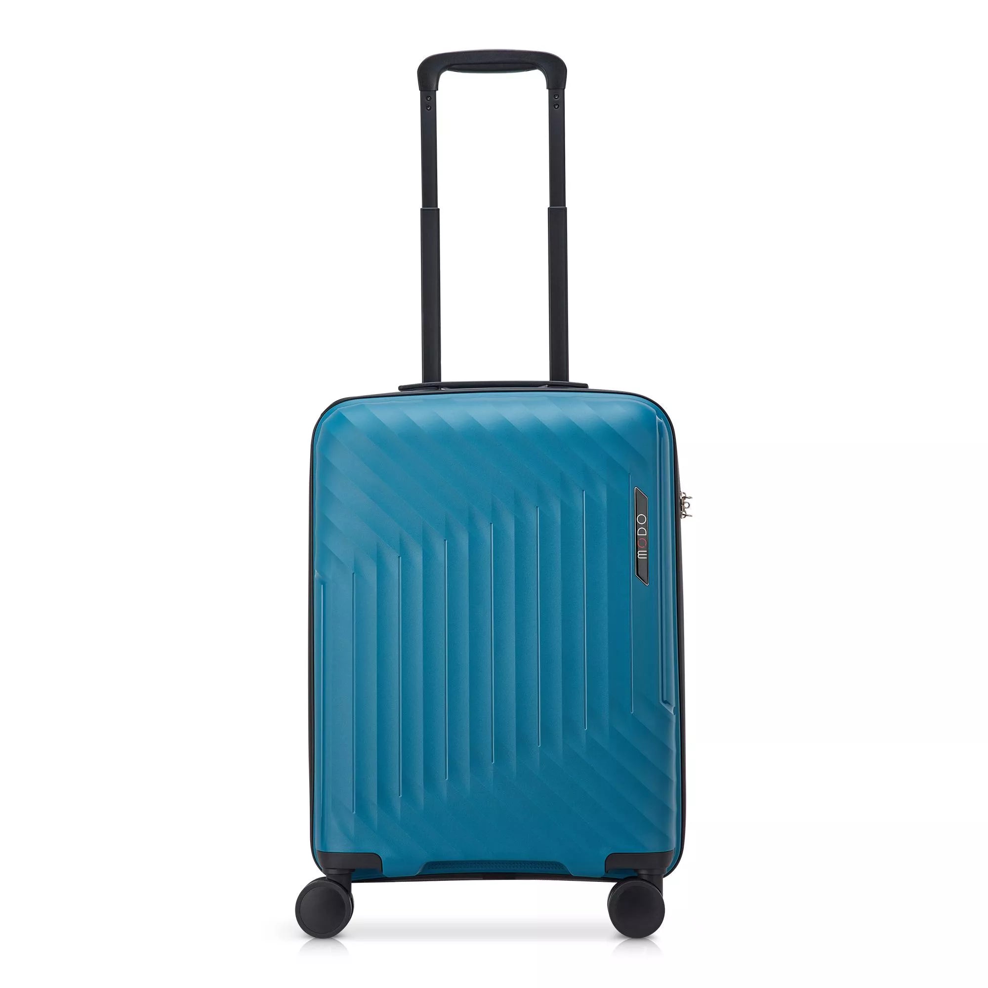 Modo by Roncato Trolley Bagaglio a Mano Rigido 4 Ruote 55x40x20 PETROLIO TU | Giò Fashion