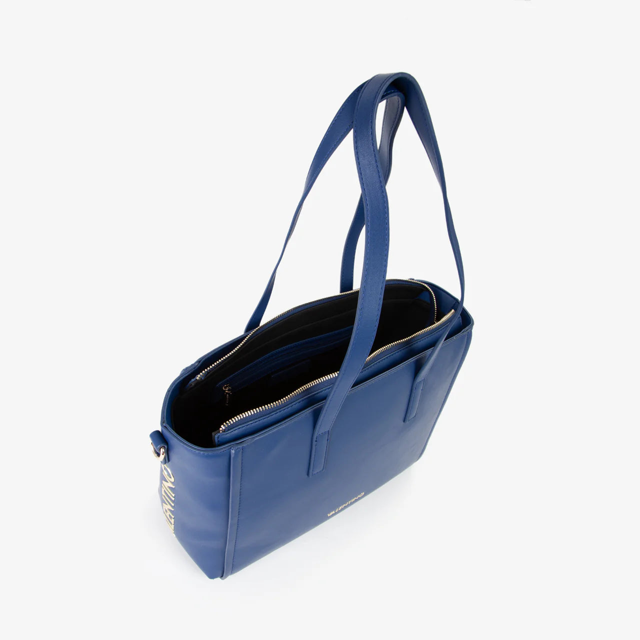 Valentino borsa shopper donna elegante con doppi manici BLU SCURO TU | Giò Fashion