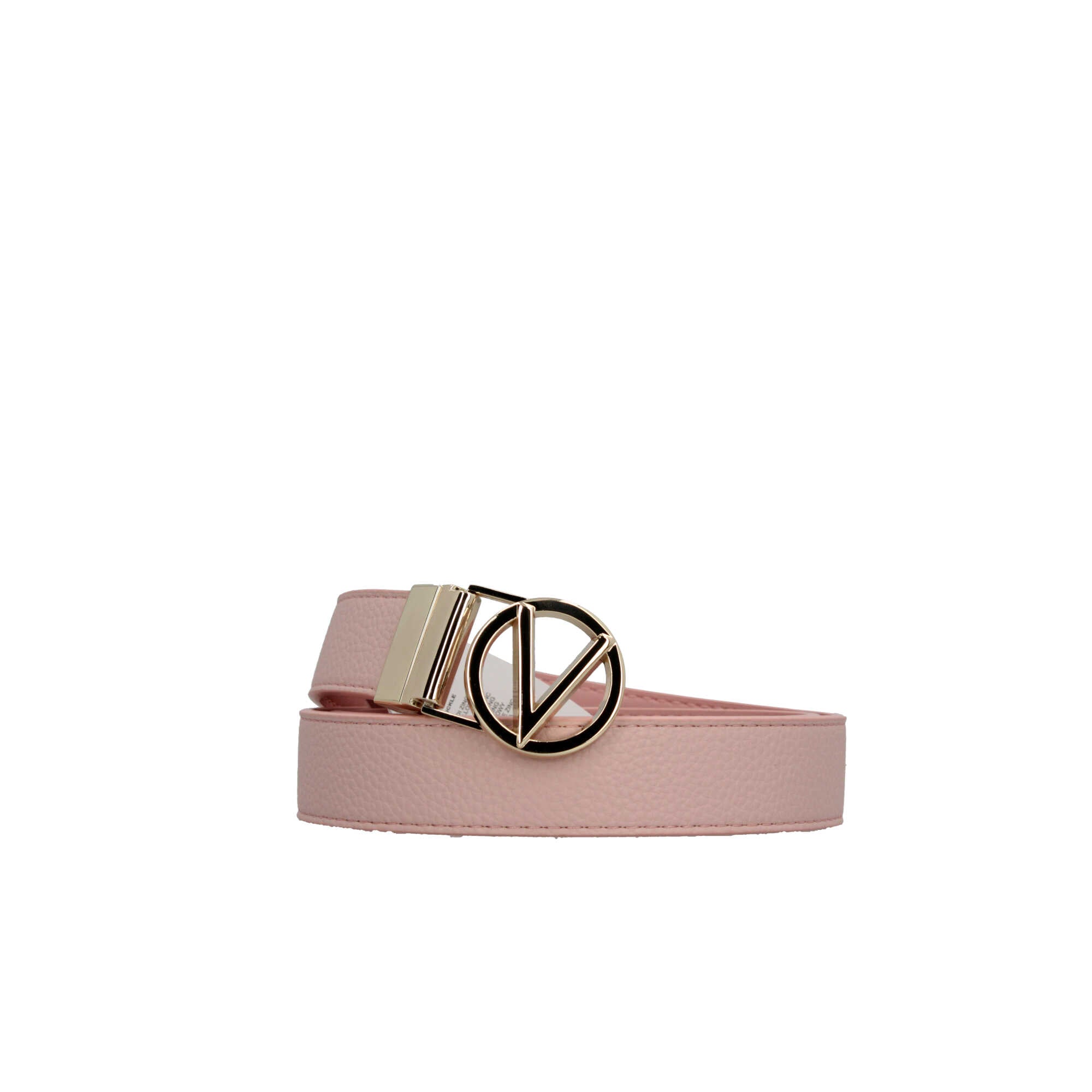Cintura Valentino da Donna con Fibbia Logo in Metallo Rosa L | Giò Fashion