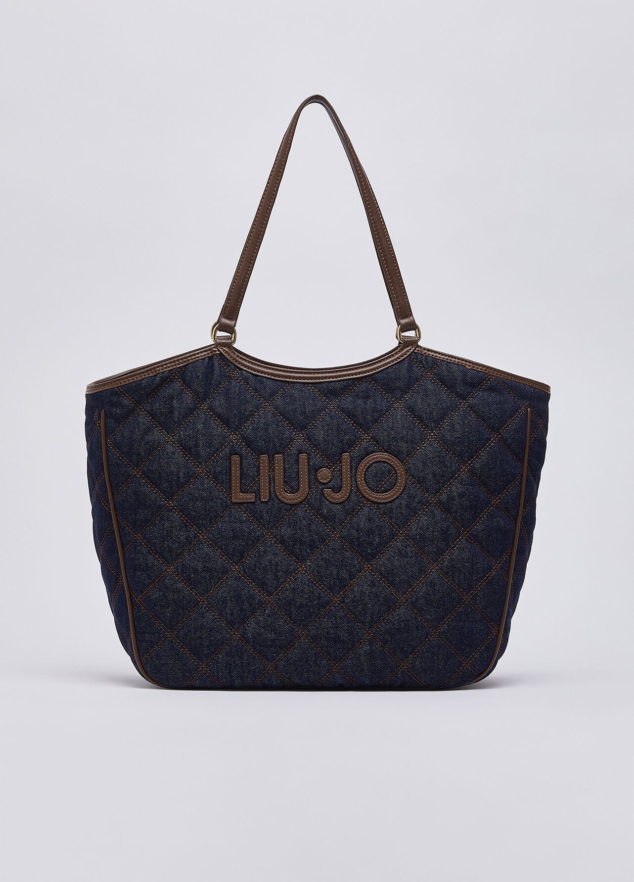 Liu Jo Tote Bag Grande Donna in Denim Matelassé