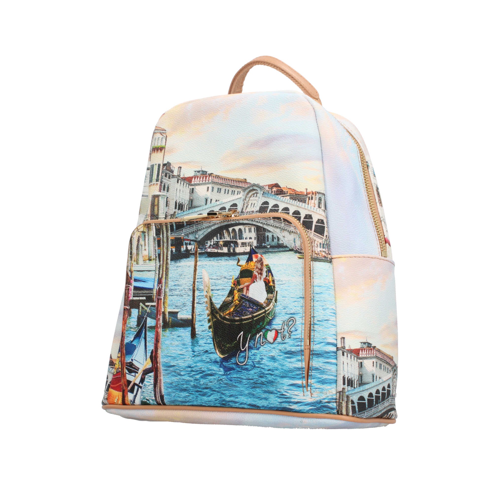 Zaino YNot con stampa esclusiva e design ergonomico per il massimo comfort DREAM IN VENICE TU | Giò Fashion