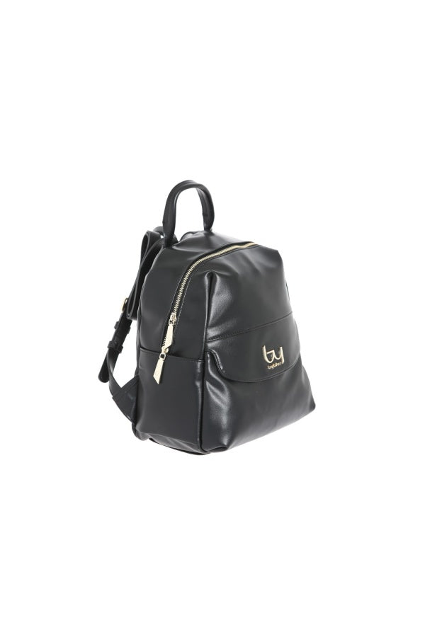 Borsa a tracolla con chiusura zip NERO TU | Giò Fashion
