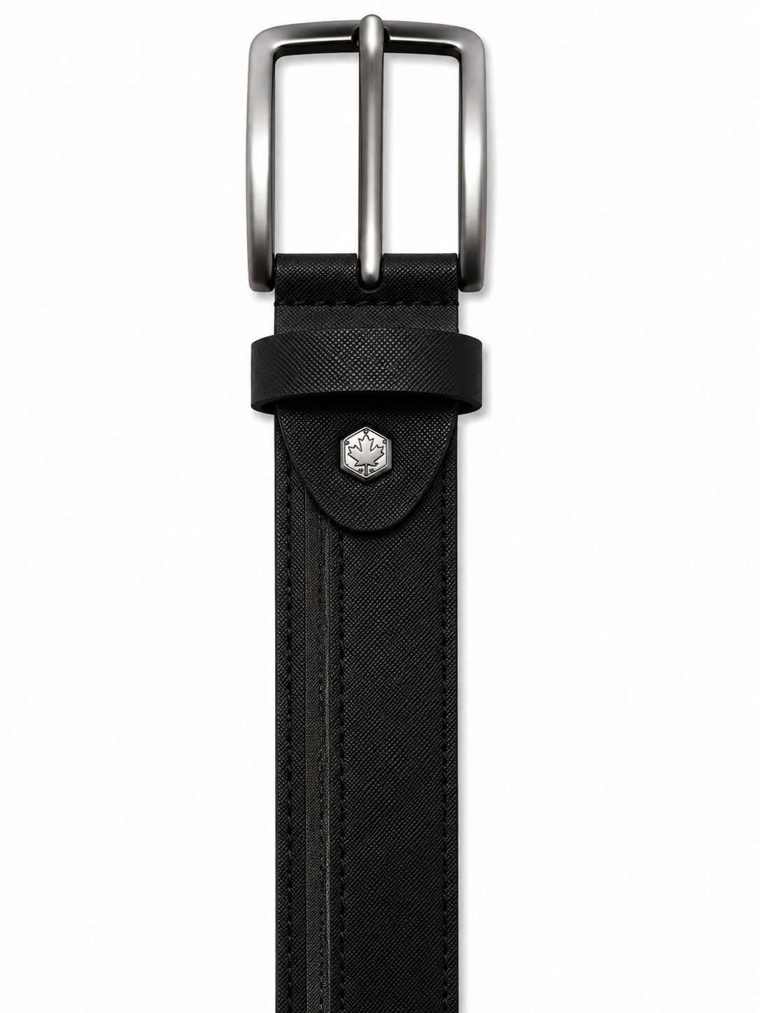 Cintura Lumberjack in Saffiano con Dettaglio in Camoscio