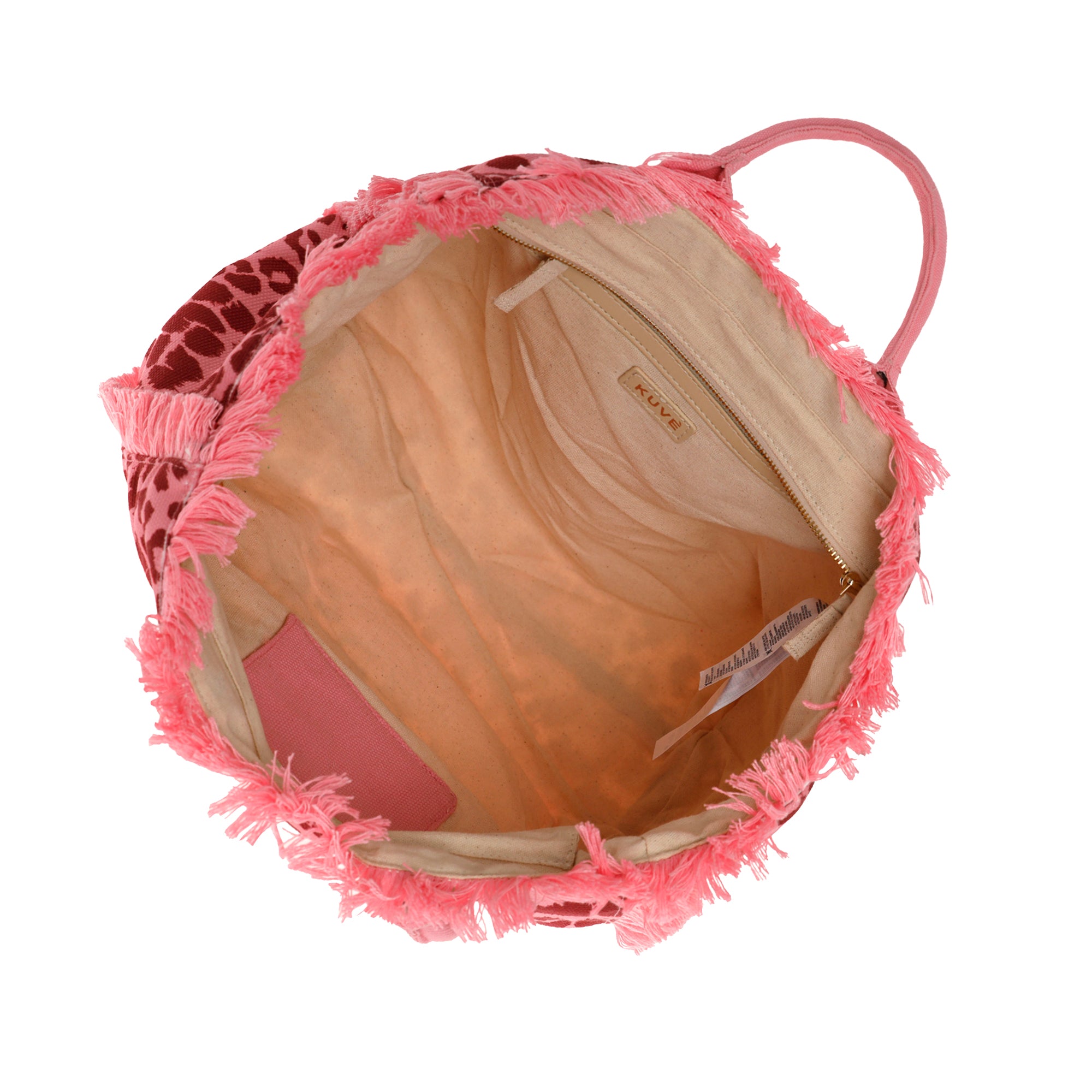 Borsa mare Kuve' Nautilius Leopard in ecopelle
