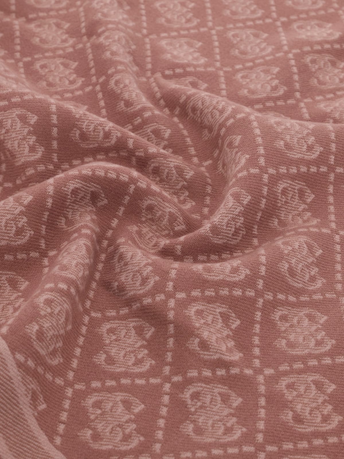 Sciarpa Guess Donna con Motivo Logo e Frange