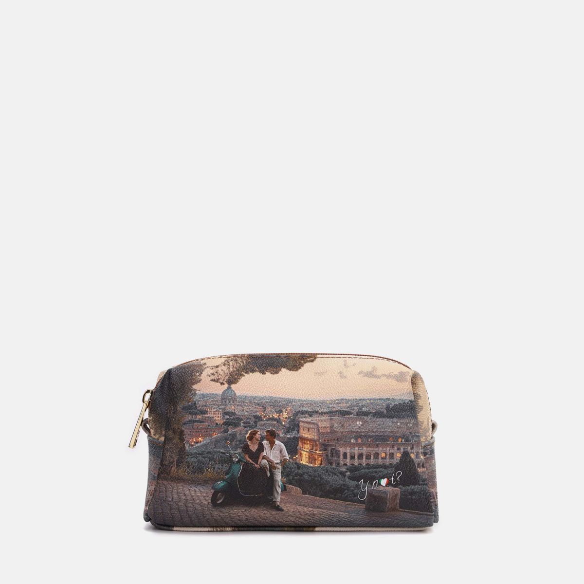 Ynot? Yes Bag Beauty Case Donna in Ecopelle con Zip