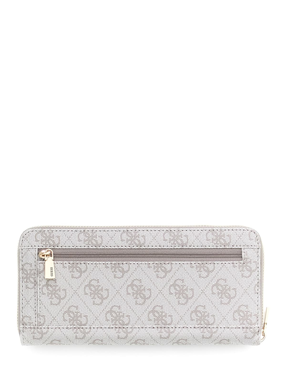 Portafoglio lungo Guess donna logo all over con zip