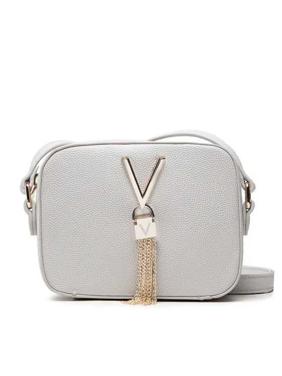 Borsa a tracolla con charm Grigio TU | Giò Fashion