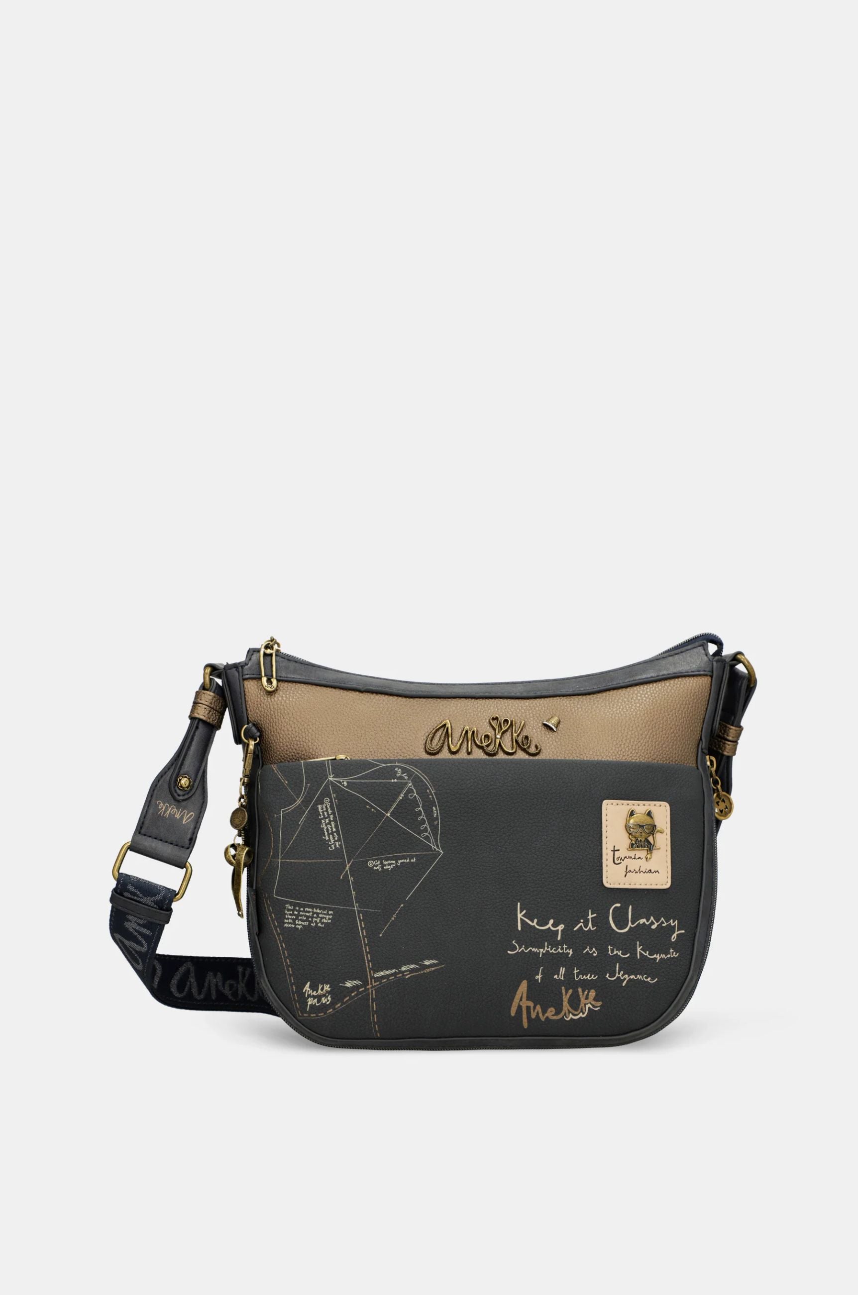 Borsa a tracolla Anekke Contemporary con design elegante BLU TU | Giò Fashion