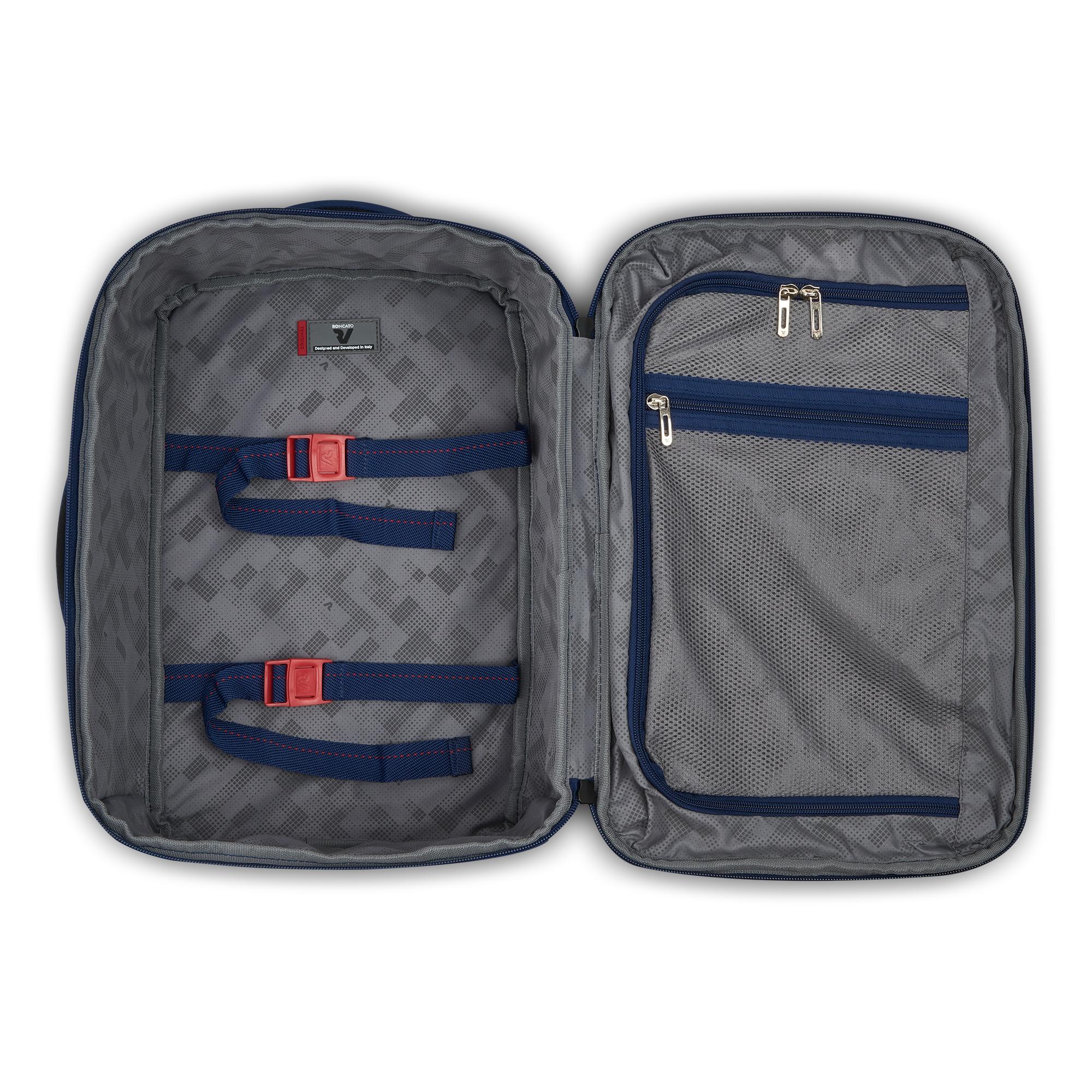 Zaino roncato con chiusura zip BLU SCURO TU | Giò Fashion