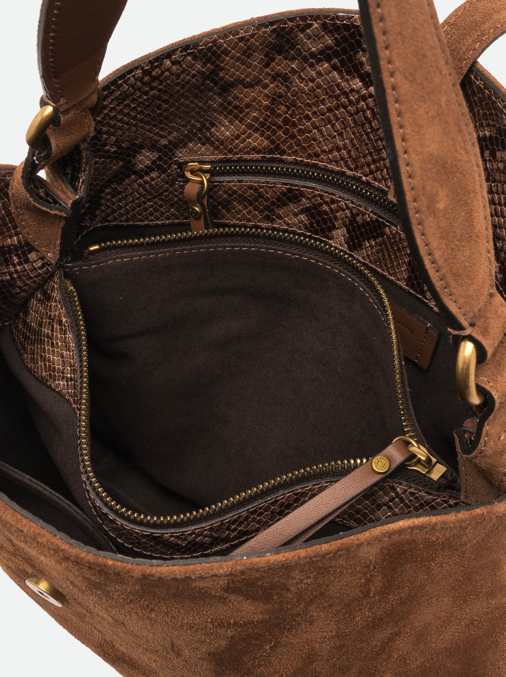 Borsa a Spalla Fiona in Pelle Scamosciata