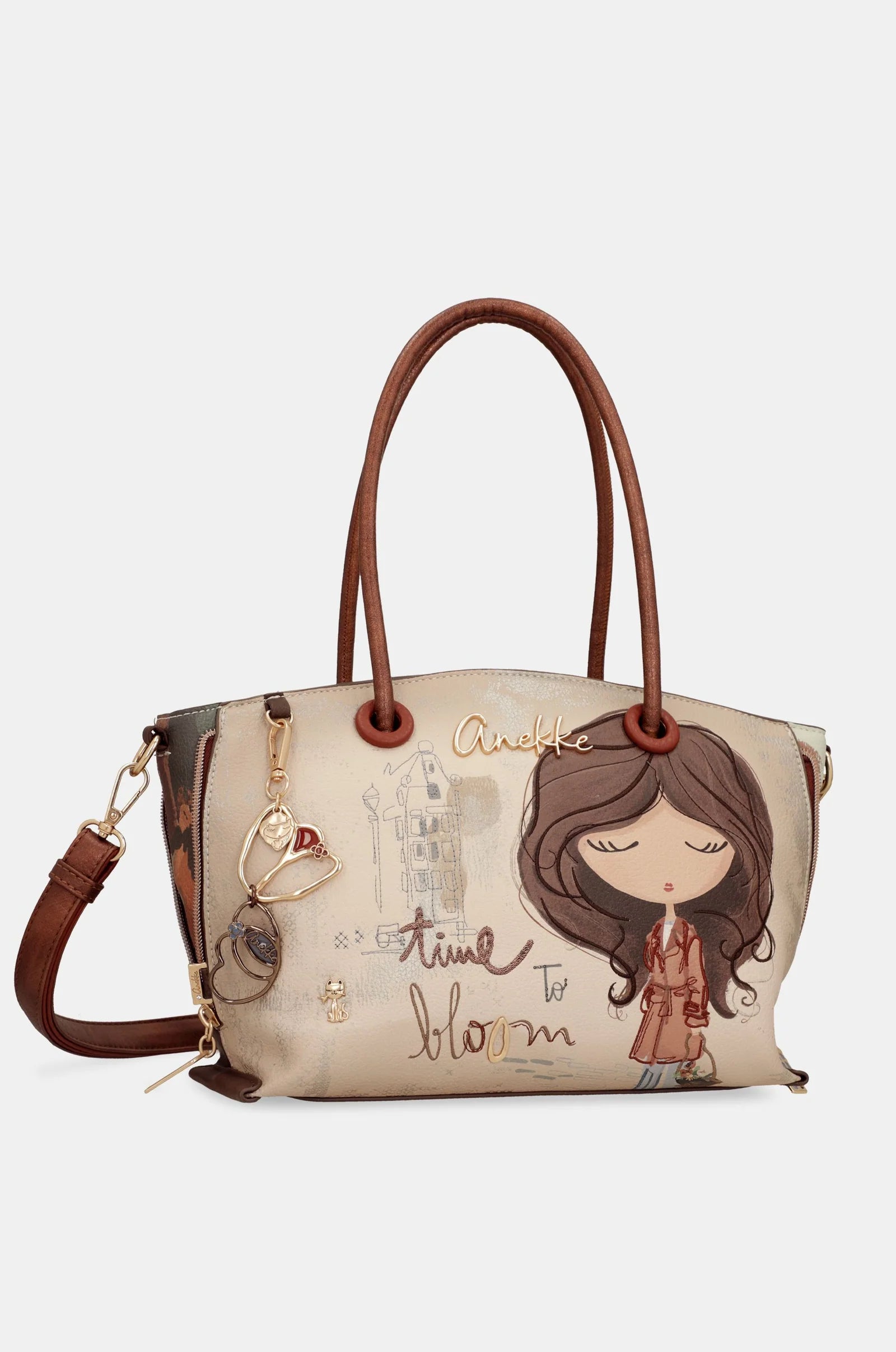Borsa Donna Anekke Tulip con Manico Corto e Tracolla