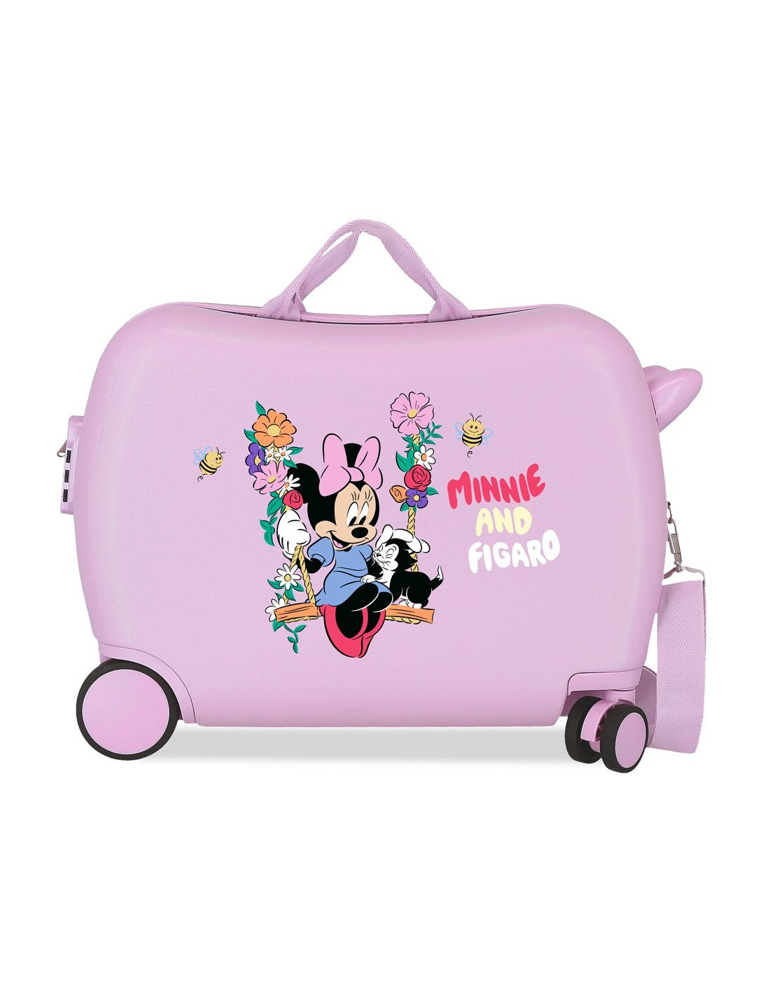 Disney Minnie Mouse Trolley Bambina 50 cm Valigia Rigida in ABS 38 Litri