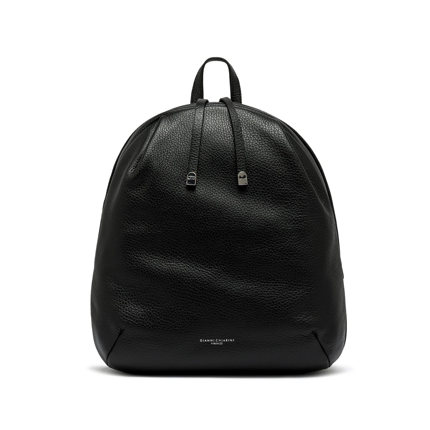 Zaino Gianni Chiarini in pelle martellata Nero TU | Giò Fashion
