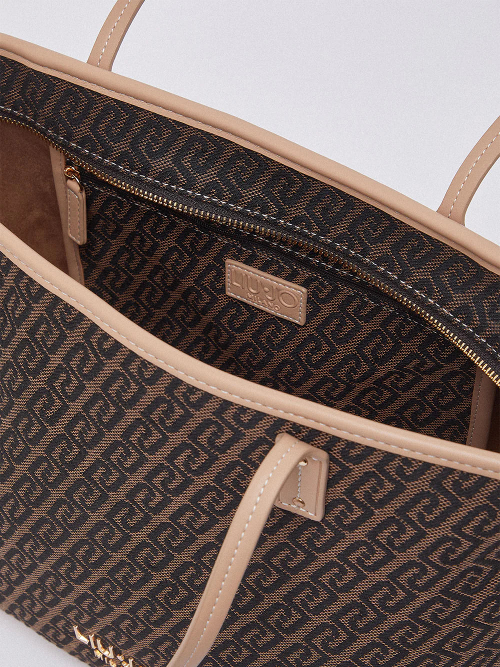 Borsa shopper Liu Jo da donna elegante e spaziosa con doppi manici Marrone TU | Giò Fashion
