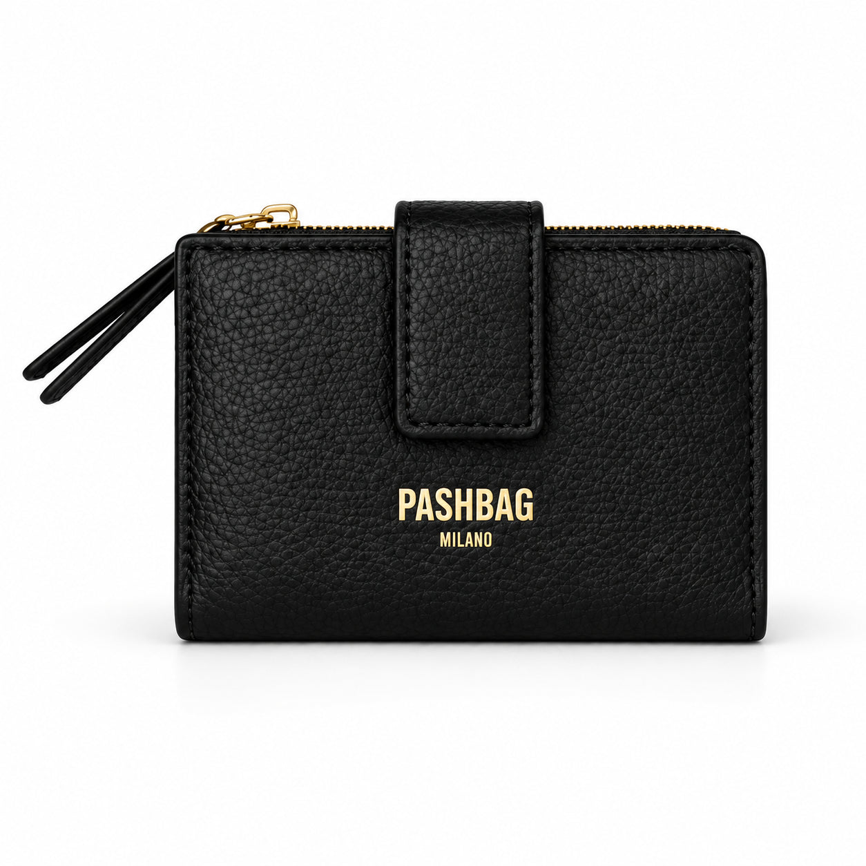 PashBag Portafoglio Donna Compatto con Doppia Chiusura