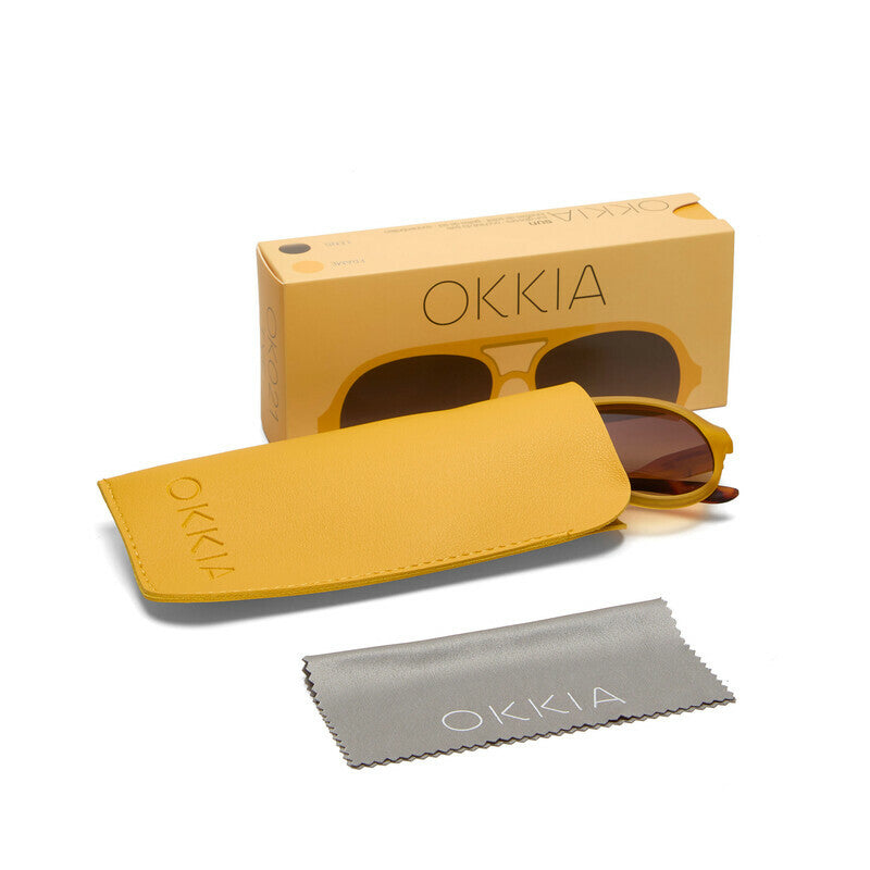 OKKIA Alessio Occhiali da Sole Unisex a Goccia con Protezione UV400