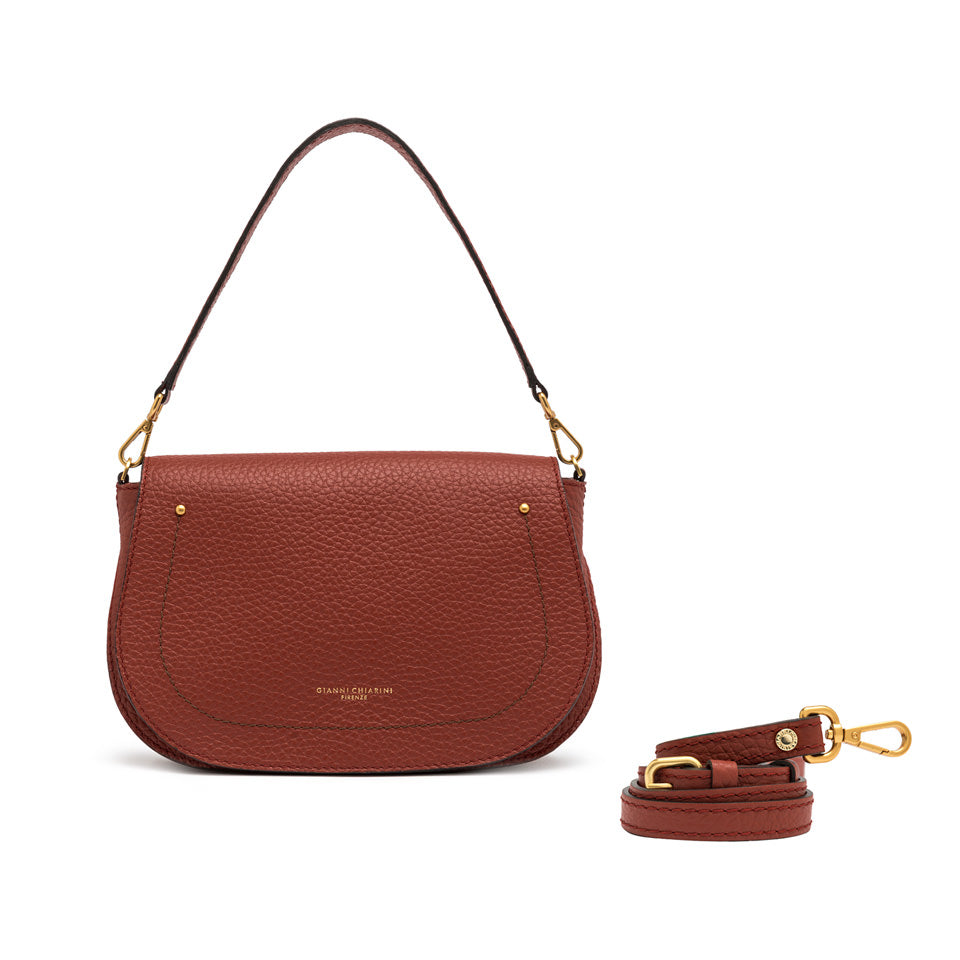 Borsa a mano Gianni Chiarini Olga in pelle con doppia portabilità Rosso TU | Giò Fashion