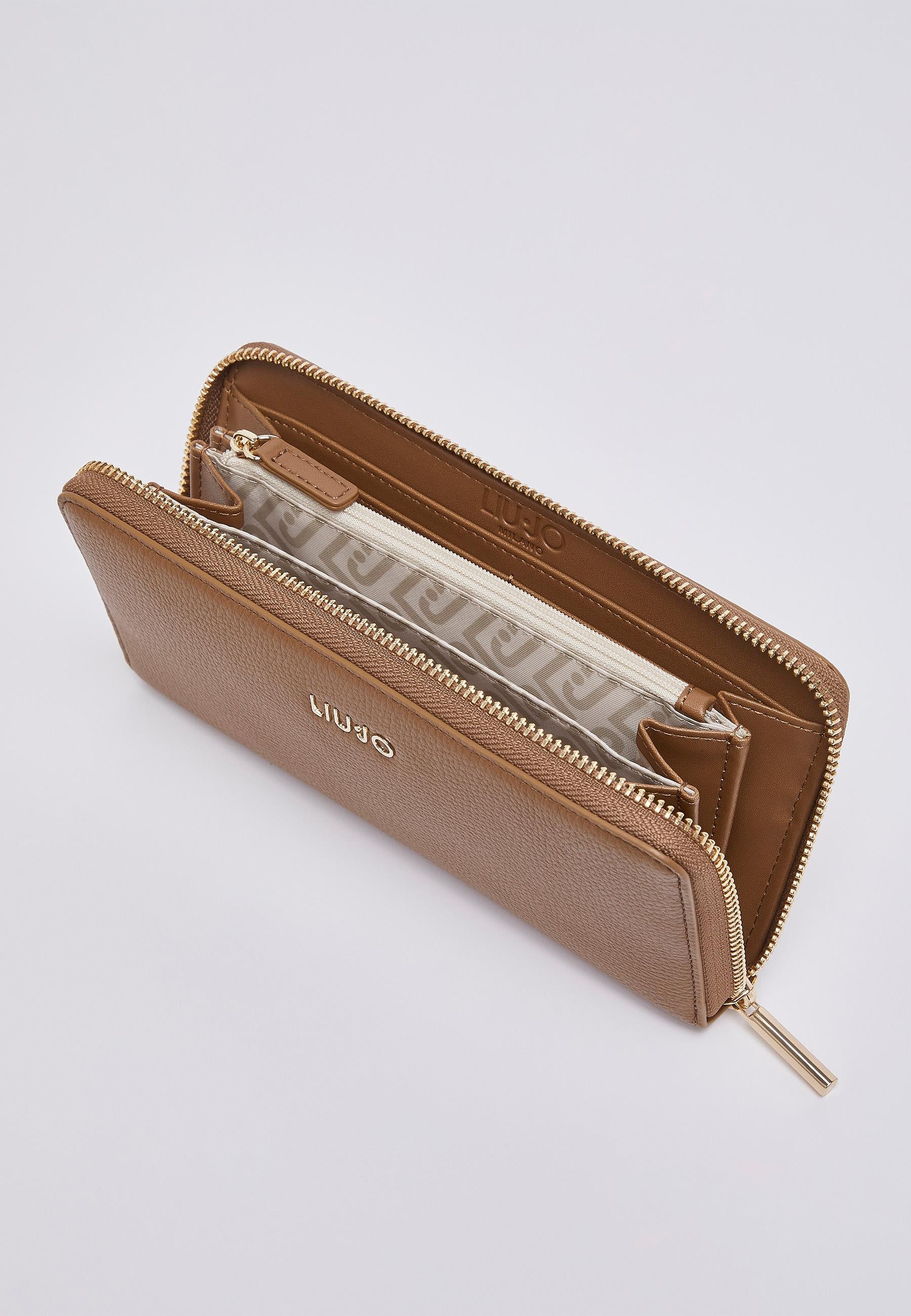 Liu Jo Portafoglio Grande Donna Zip Around Monogram