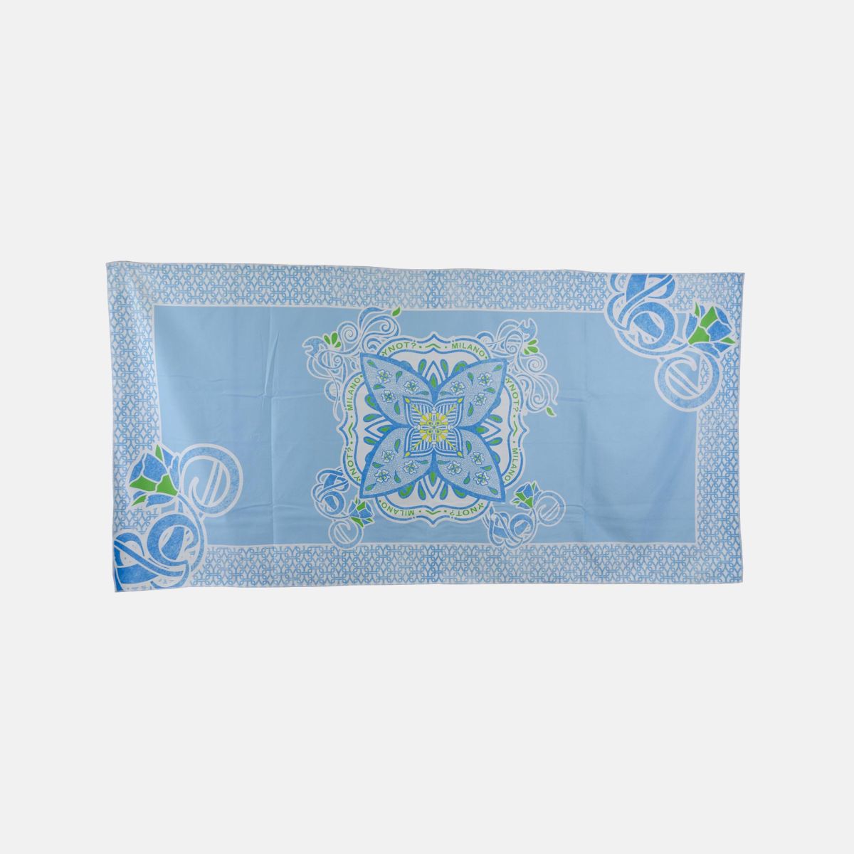 Telo mare donna Y Not con fantasia decorativa BLU TU | Giò Fashion