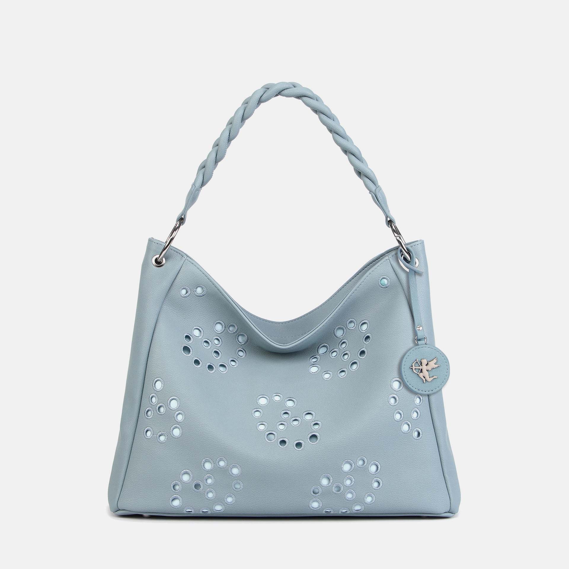 Y-Not Borsa Hobo Angel AZZURRO TU | Giò Fashion