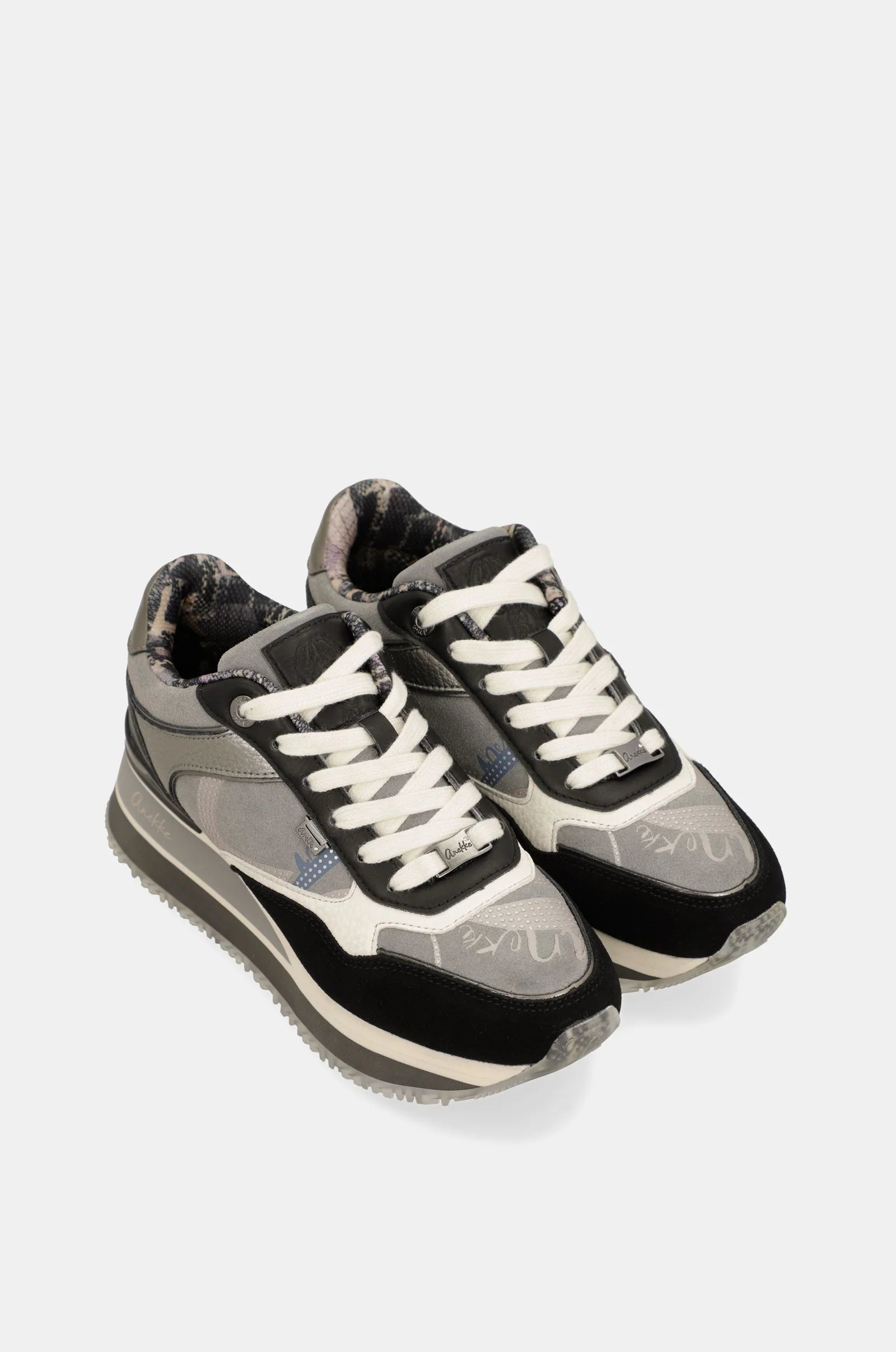 Sneakers Donna Anekke in Pelle con Dettagli Grafici