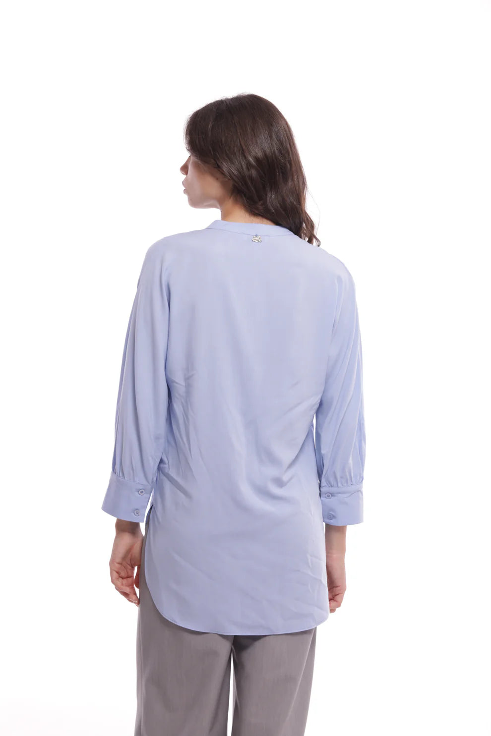 Camicia oversize con collo alla coreana Mimi Mua