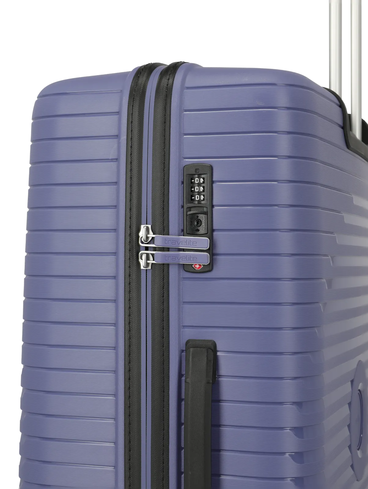 Trolley Grande Orbita L con Chiusura TSA e Design Resistente VIOLA TU | Giò Fashion