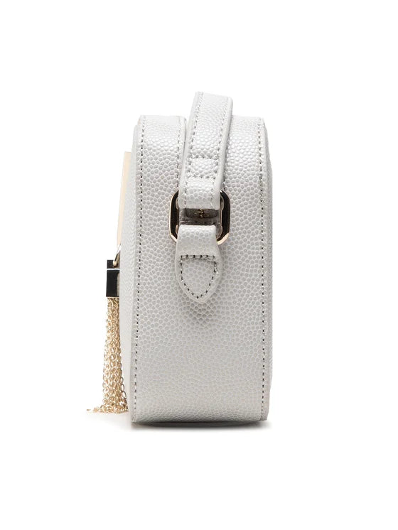 Borsa a tracolla con charm Grigio TU | Giò Fashion