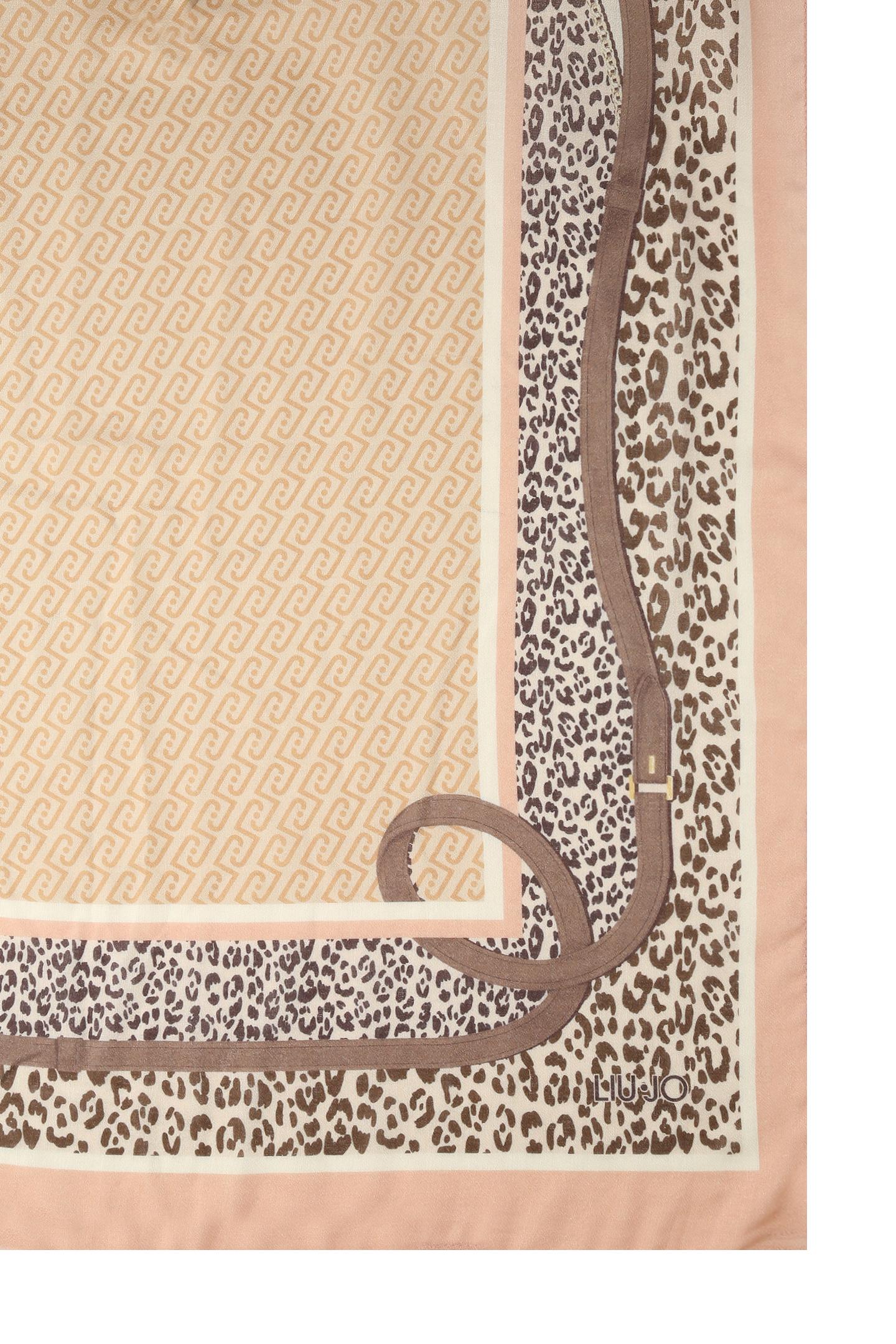 Liu Jo Stola Donna Animalier con Stampa Cinturini e Logo