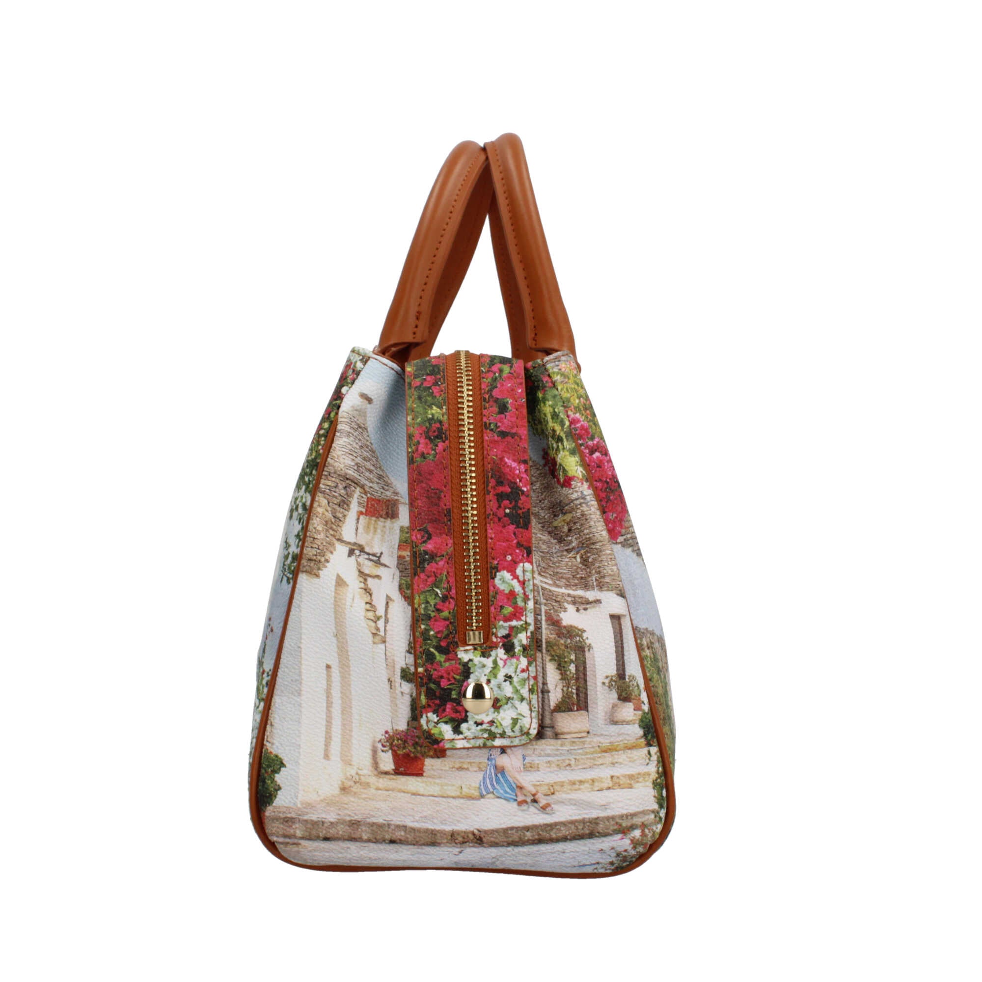 Borsa YNot Milano a mano con stampa PUGLIA SUM TU | Giò Fashion
