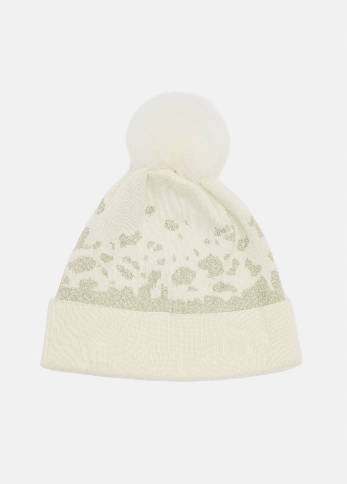 Liu Jo cappello in maglia con pompon e logo