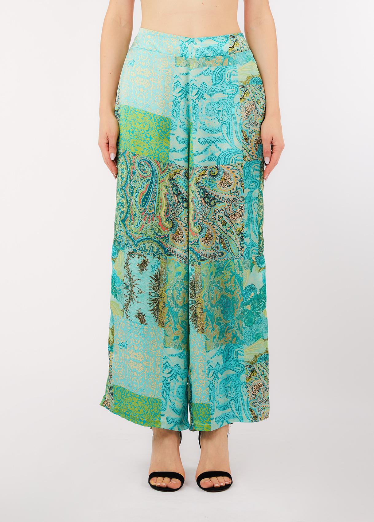 Pantaloni Liu Jo Donna Palazzo con Stampa Paisley