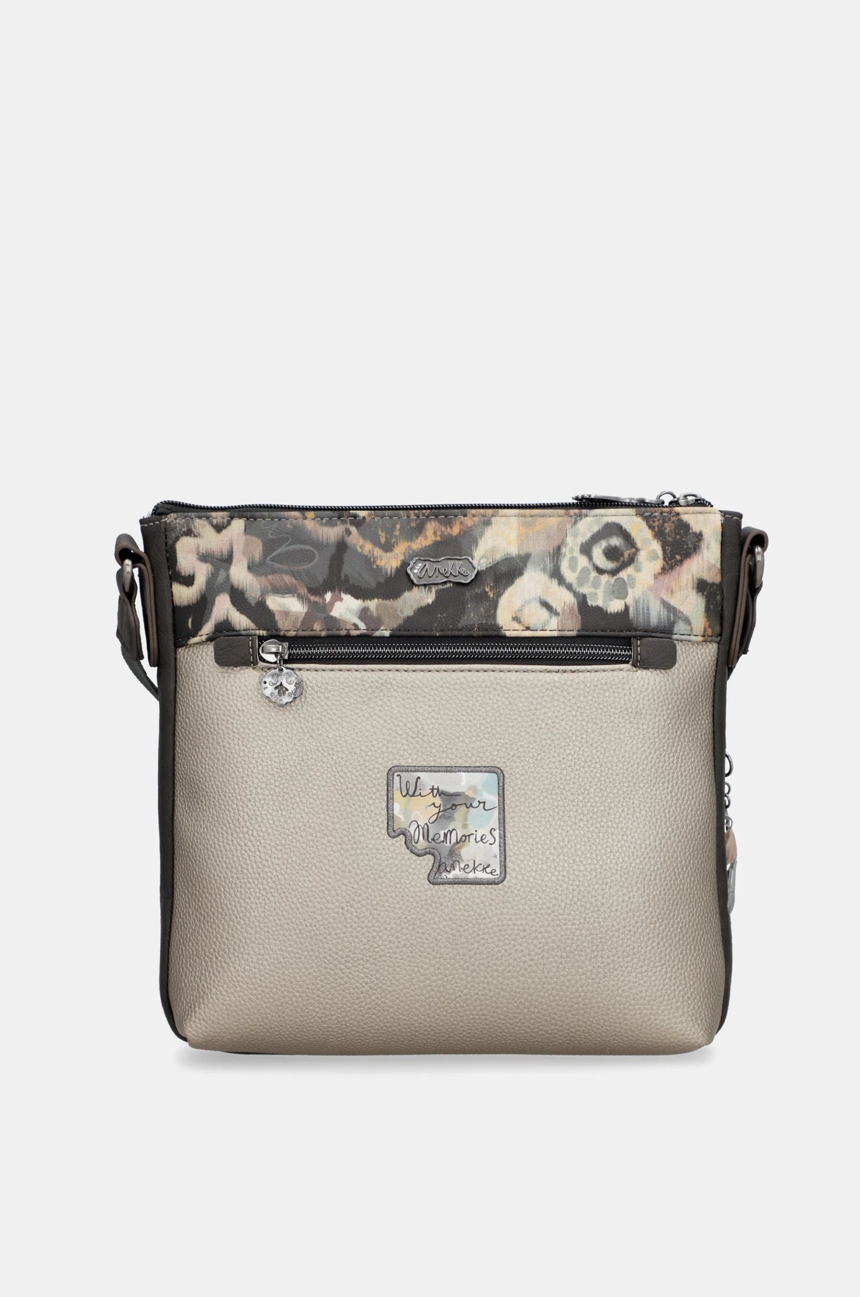 Borsa a tracolla Anekke The World of Dreams con tasca frontale Beige TU | Giò Fashion