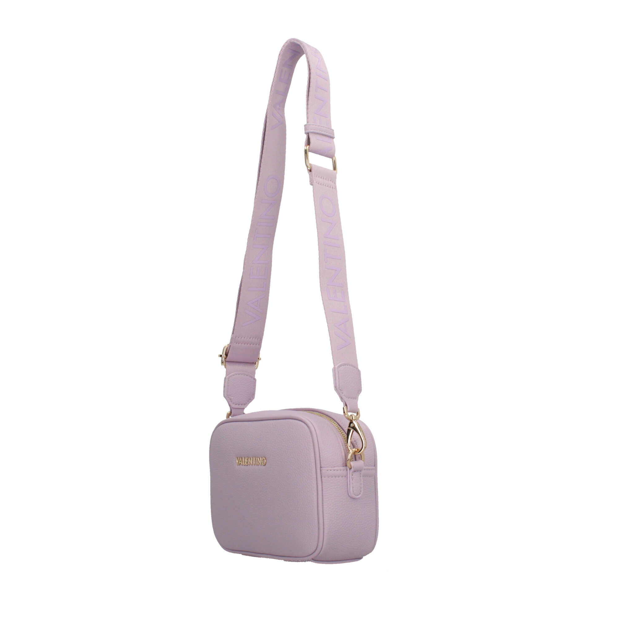 Borsa a tracolla Valentino con logo frontale e design compatto Viola TU | Giò Fashion