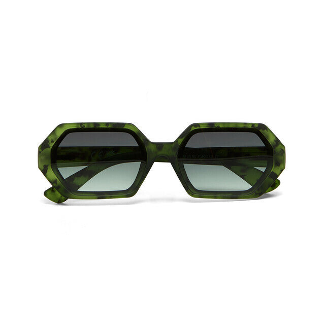OKKIA Andrea Occhiali da Sole Unisex Esagonali con Lenti Sfumate e Protezione UV400