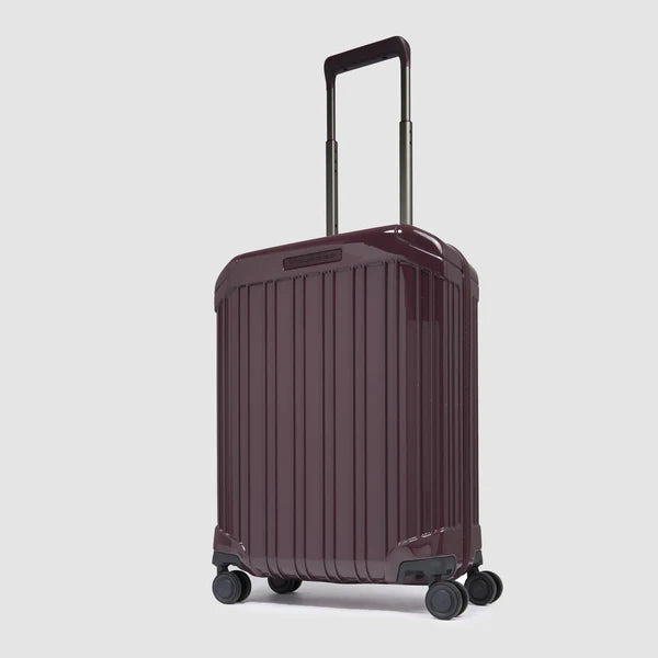 Trolley Piquadro rigido da cabina con 4 ruote e chiusura TSA BORDEAUX TU | Giò Fashion