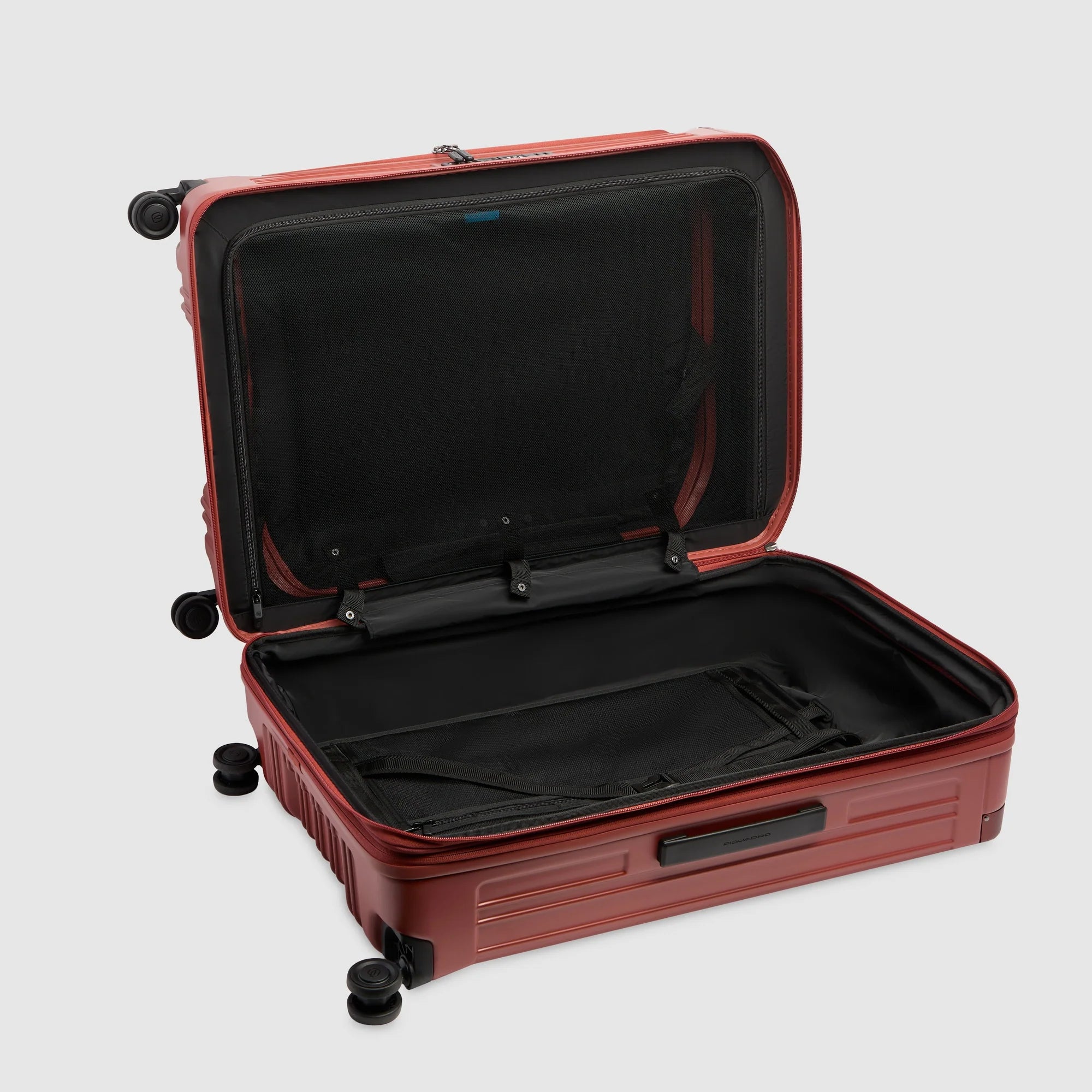 Piquadro Trolley Grande Rigido PQ-Light Beige Opaco Espandibile con 4 Ruote