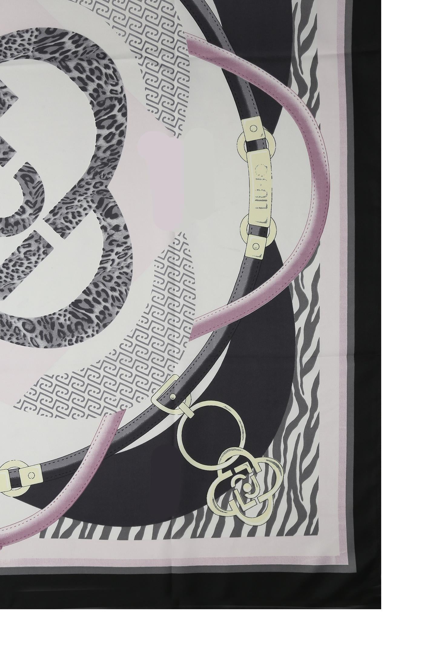 Liu Jo Foulard Grande Donna 90x90 con Stampa Animalier