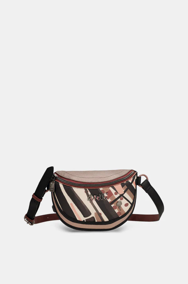 Borsa a tracolla Anekke Paris design geometrico Rosso TU | Giò Fashion