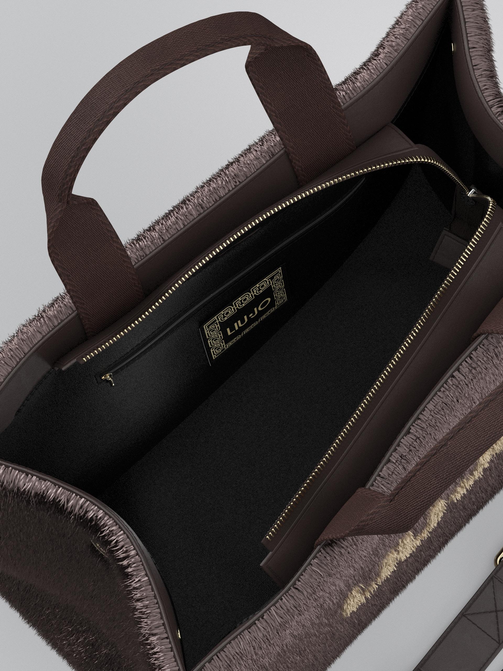 Liu Jo Tote Bag Grande Donna in Teddy con Tracolla