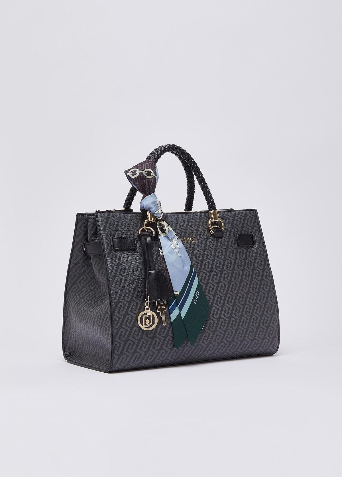 Liu Jo Borsa Satchel Media Donna con Foulard
