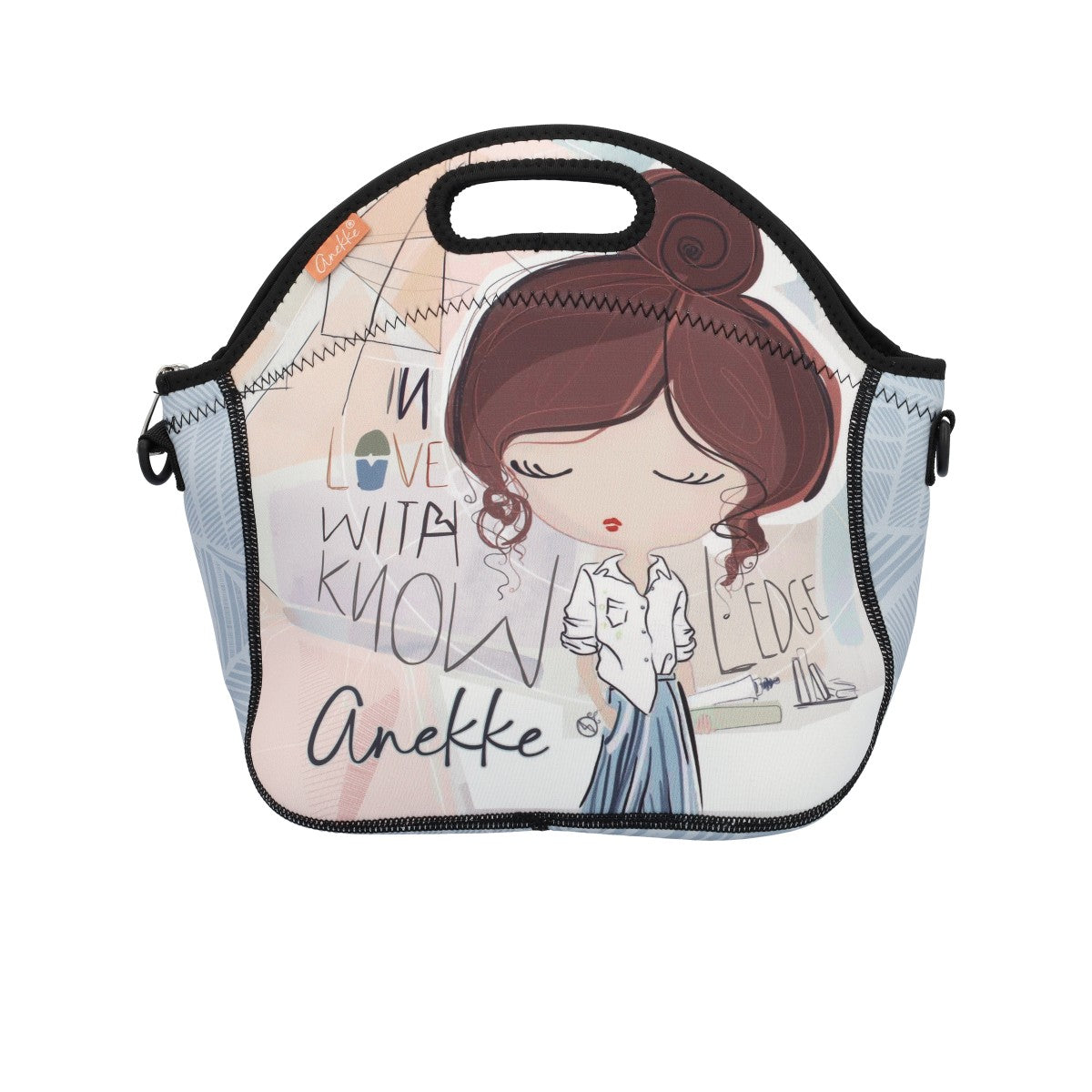 Borsa termica Anekke porta pranzo con manico e tracolla AZZURRO TU | Giò Fashion