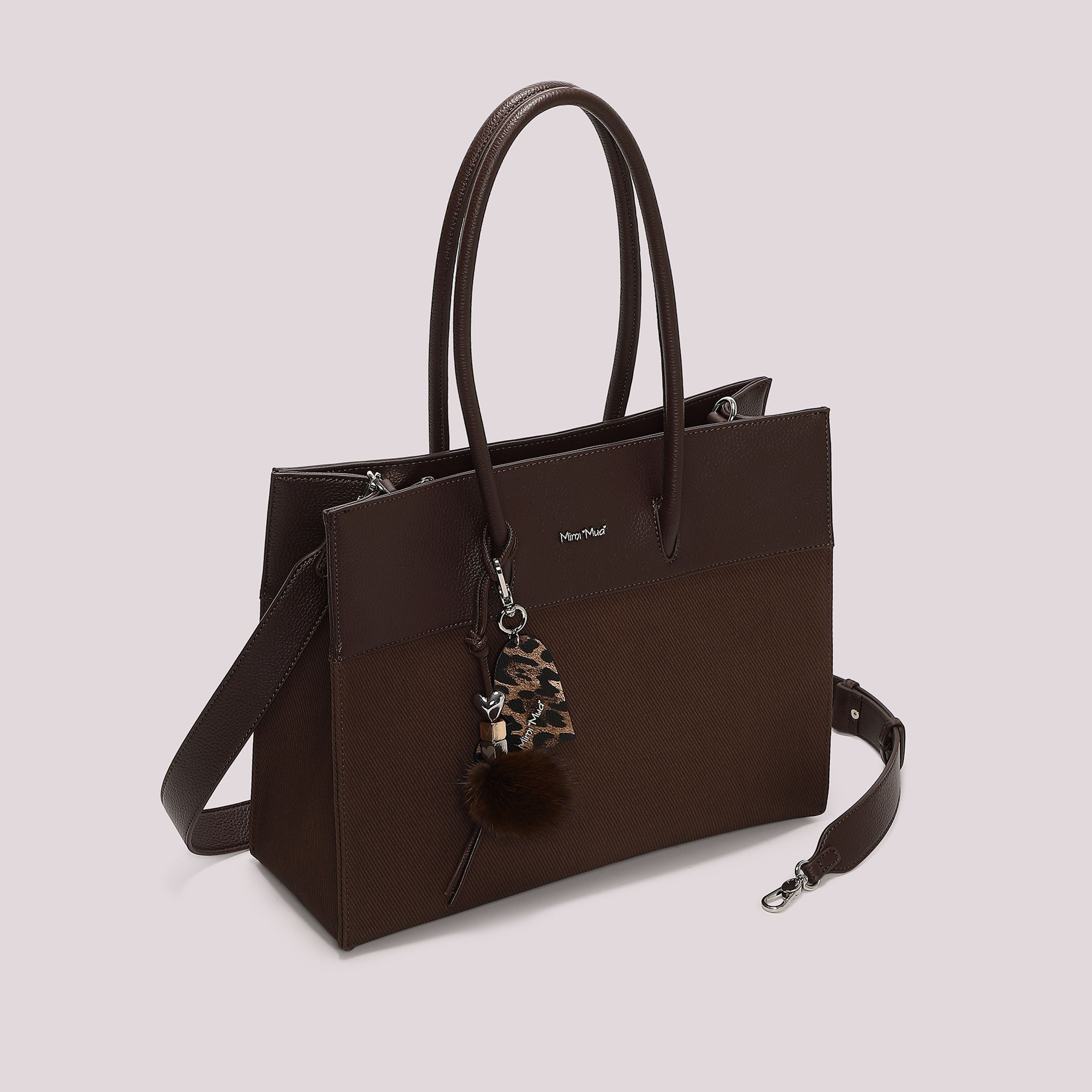 Borsa Tote Donna Mimi Mua con Charm a Cuore